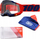 Syze motokrosi 100% Accuri 2 Kearny, lente transparente anti-fog, rrip 45mm me silikon