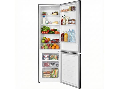 Frigorifer me ngrirës Heinner HC-HM262INVXD, 262L, kompresor inverter, argjendtë