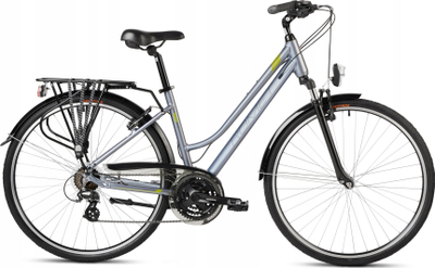 Biçikletë qyteti Romet Gazela Light 2024, 21 marshe Shimano, 28", gri grafit