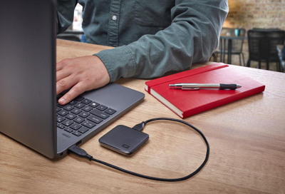 Disk i jashtëm WD SSD 480 GB, i zi