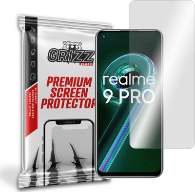 Xham mbrojtës GrizzGlass Hybrid Glass për Realme 9 Pro, hibrid, shikim i pastër