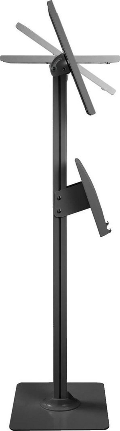 Stendë për toke për tablet Maclean MC-867 B, për iPad Pro 12.9", me bravë sigurie, e zezë