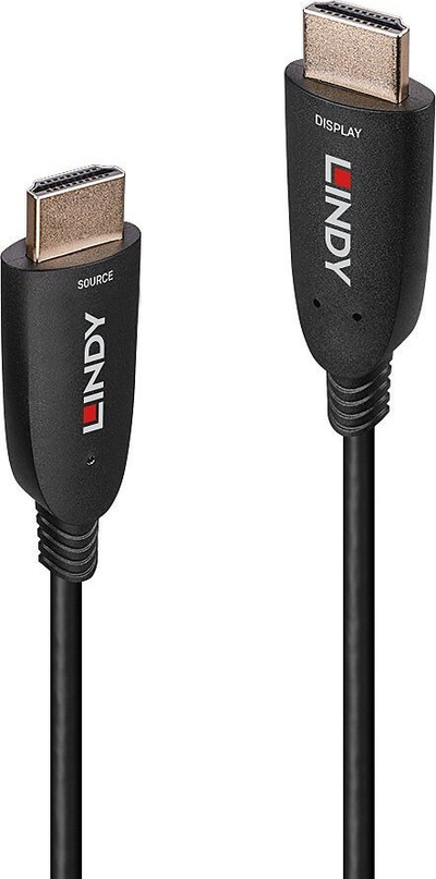 Kabllo HDMI Lindy 38510, HDMI në HDMI, 10m, version 2.1, e zezë