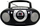 Radio CD Soundmaster SCD5100SW, MP3, me altoparlant mrena, e bardhë