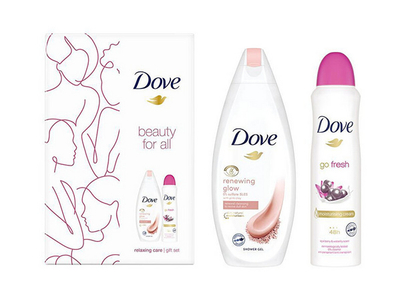 Set për lëkurë Dove Renewing Glow