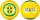 Top futbolli Avento Glossy World Soccer, madhësia 5, PVC, i verdhë me jeshile e blu