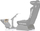 Pedal freni për lojëra Playseat Brake Pedal Action Grip, çelik inox, për Logitech G25 G27 G29 G920