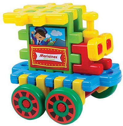 Blloqe ndërtuese për fëmijë Marioinex Waffle Locomotive