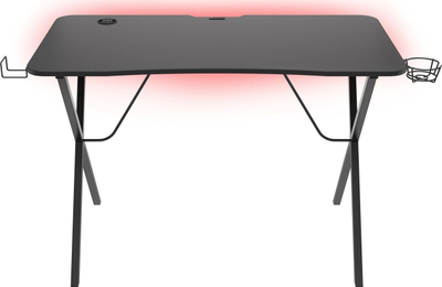 Set gaming Genesis Holm 200 RGB me tavolinë 113 x 60 cm dhe karrige Trit 600 RGB, e zezë