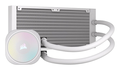 Ftohës uji për procesor Corsair Nautilus 240 RS ARGB, radiator 240mm, ARGB, i bardhë