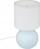 Lampë tavoline Atmosphera Metal Ball, 24.7cm, E14, blu e çelët