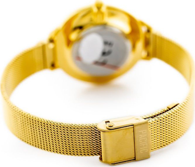 Orë grash PACIFIC X6094-05, çelik mesh, 34mm, ngjyrë ari