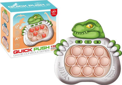 Loja senzoriale Dinosaur Pop It, me drita dhe tinguj, me bateri, jeshile
