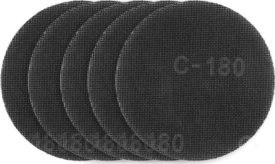 Meshë abrasive për gips GRAPHITE, 180mm, K180, set 5 copë