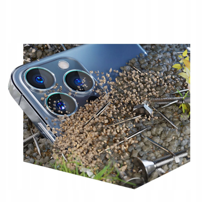 Mbrojtës kamerë 3MK Lens Protection Pro, për Samsung Galaxy A37 A57 5G, xham i temperuar 9H, i zi