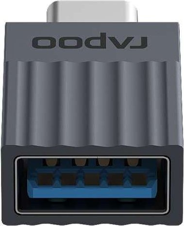 Adaptues USB-C në USB-A Rapoo, 5 Gbps, USB 3.0, i zi