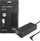 Adapter karikues për laptop Qoltec për Samsung, 65W, 19V 3.42A, lidhës 3.0×1.0 mm, i zi