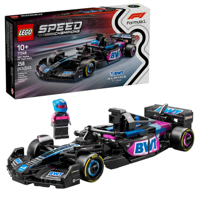 Lodër LEGO Racing Car BWT Alpine F1 Team A524, set 77248, shumëngjyrëshe