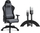 Karrige gaming SENSE7 Spellcaster, leatherette, mbështetëse krahësh të rregullueshme, RGB, gri e zezë