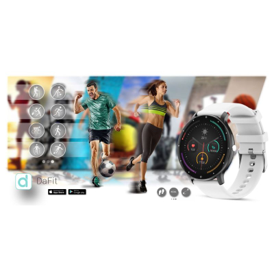 Ora e zgjuar Gravity GT1-4 PRO, ekran 1.39", Bluetooth 5.2, e zezë