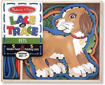 Puzzle lidhëse druri Melissa & Doug Pets 