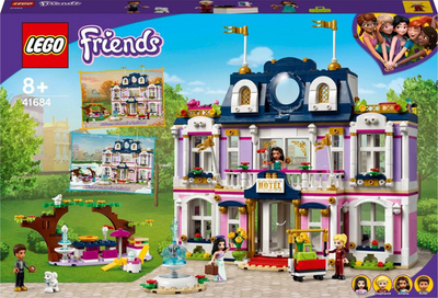 Set lodra LEGO Friends Great Hotel në Heartlake (41684), 1308 elemente