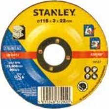 Disk prerës metali Stanley Flat, 230mm, trash 3.2mm, i verdhë