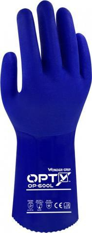 Doreza pune Wonder Grip OP-600L PVC, masa 9 L, që s’i hanë kimikatet, blu