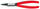 Pinca Knipex 44 11 J3, 225mm, për unaza sigurie të brendshme