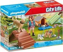 Set lodër ndërtime Playmobil 70676 Dog Trainer, me trajner qensh edhe me gjithë aksesorë
