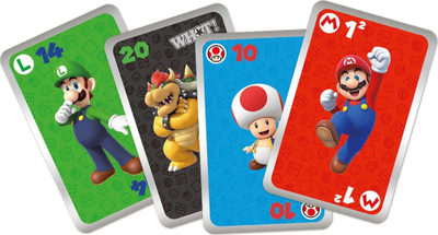 Игра со карти Winning Moves Super Mario Mega WHOT, 106 карти, 5+, црвена