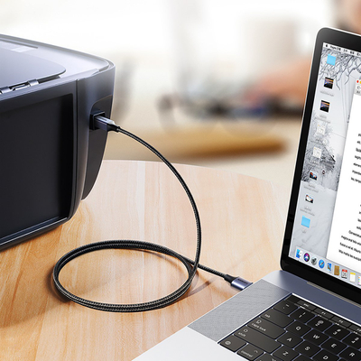 Kabllo USB 2.0 Ugreen A në B, 5m, e zezë