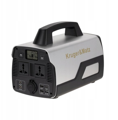 Stacion portativ energjie Krüger&amp;Matz KM9000 T500, 518Wh, 500W AC, gri