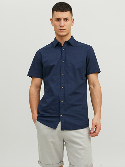 Këmishë Jack & Jones JJESUMMER, e kaltër