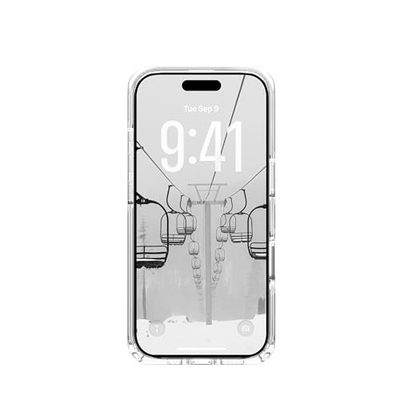 Çantë telefoni Urban Armor Gear Plyo, 6.3", MagSafe, transparente e bardhë