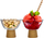 Set tasa meze Vialli Design Vilagio, 2 copë, 380 ml, qelq transparent