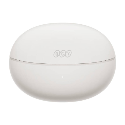 Kufje QCY Crossky C30 open ear, Bluetooth 5.4, 25 orë bateri, të bardha