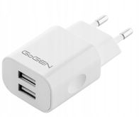 Karikues muri GoGEN ACH204W, 10W, 2x USB 2A, i bardhë