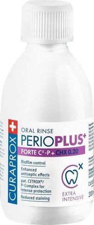Ujë pastrues për gojë Curaprox PerioPlus + Forte 200 ml