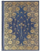 Дневник Paperblanks Gilded Rosettes, 160 страници, тврд повез, сина боја со златни мотиви