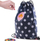 Çantë shpine PIXIE CREW Backpack Bag, poliestër, blu me pika të bardha