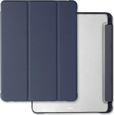 Mbulesë Mercury Clear Back Cover për iPad Pro 11 2024, mbrojtje 360°, mbajtëse për Apple Pencil, blu