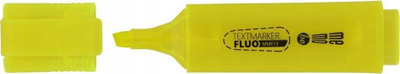 Marker fluoreshent MemoBe Highlighter, majë e pjerrët, i verdhë