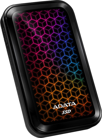 SSD i jashtëm ADATA SE770G, USB 3.2 Gen 2 Type C, RGB, i zi