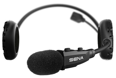 Интерком за мотоцикл Sena 3S Plus Boom, Bluetooth 4.1, 400 m, црн