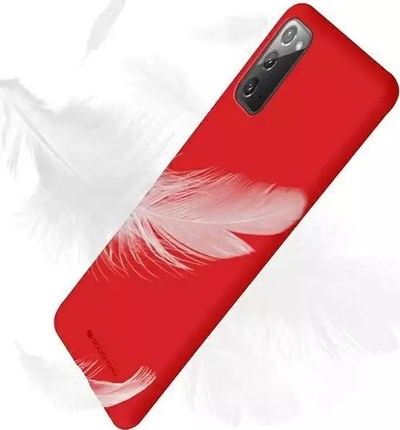 Kapak telefoni Mercury Soft Feeling për iPhone 14, TPU, i kuq