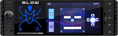 Radio makine Blow Spider 4CAL, 4", Bluetooth, RDS RGB, e zezë
