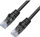 Kabllo rrjeti X-SHIELD CAT 6, RJ-45, 0.5m, e zezë