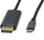 Kabllo video PremiumCord KU31DP09, USB C në DisplayPort, 8K, 2 m, gri metalike