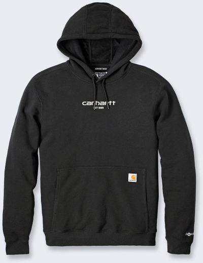 Ханорак Carhartt Force Logo Graphic, со капуч, брзо сушење, сив